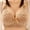 Beige, variant on WQJNWEQ Clearance Wireless Bras for Women Support Fashion Wire Free Bowknot Printing Comfortable Push up Hollow out Bra Underwear