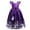 Purple#291, variant on LIIPEE Girls Dresses Halloween Cartoon Bat Graphic Printed Fly Sleeve V Neck Ball Gown Princess Sundress Newborn Comfort Birthday Wedding Weekend Dress,Purple,4-5 Years