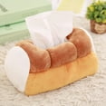 thumbnail image 3 of MagiDeal 1pc Tissue Box Bread Toast Plush Storage Case suitable for home and car, 3 of 8