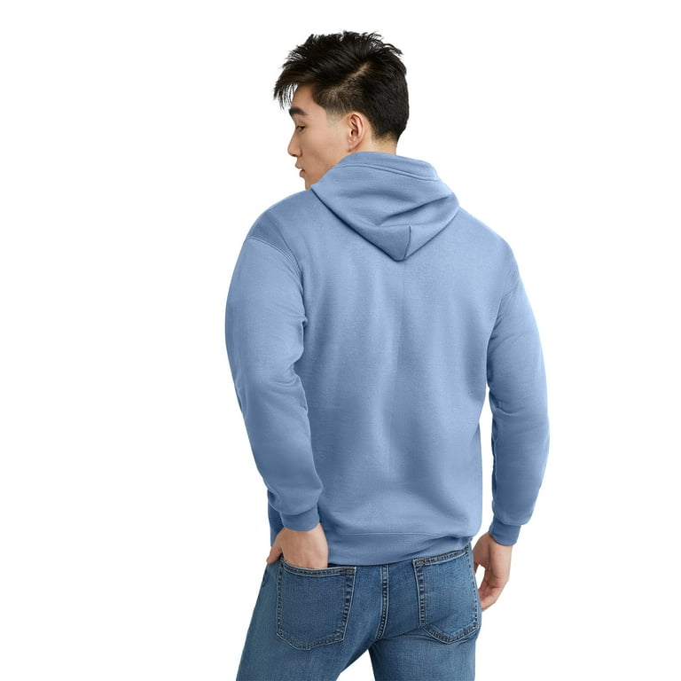 Hanes Men s EcoSmart Full Zip Fleece Hoodie Sizes S 3XL