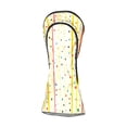 thumbnail image 6 of Golf Club Covers PU Leather Waterproof Head Covers for Fairway Woods Hybrids Colorful Polka Dots, 6 of 11