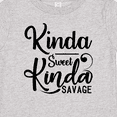 thumbnail image 4 of Inktastic Kinda Sweet, Kinda Savage Boys or Girls Baby T-Shirt, 4 of 5