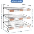 thumbnail image 3 of Black 3-Tier Candy Display Rack 24 * 23 * 14inch Versatile Chip and Snack Stand for Countertop Retail, Concession Stands, and Supermarkets, 3 of 14