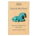 thumbnail image 2 of Dserhfy Lucky Horses Pocket Hug with Card Bring Good Luck 2026 Year of The Horse Pocket Token Decoration Happy New Year Gifts, 2 of 8