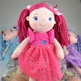 thumbnail image 6 of Plumora Pigtail Rag Doll Stuffed Animal - Soft Cute Plushie for Girls, Unlabeled Play Toy, Great for Collection, Cuddles, and Kids Toys, 6 of 7