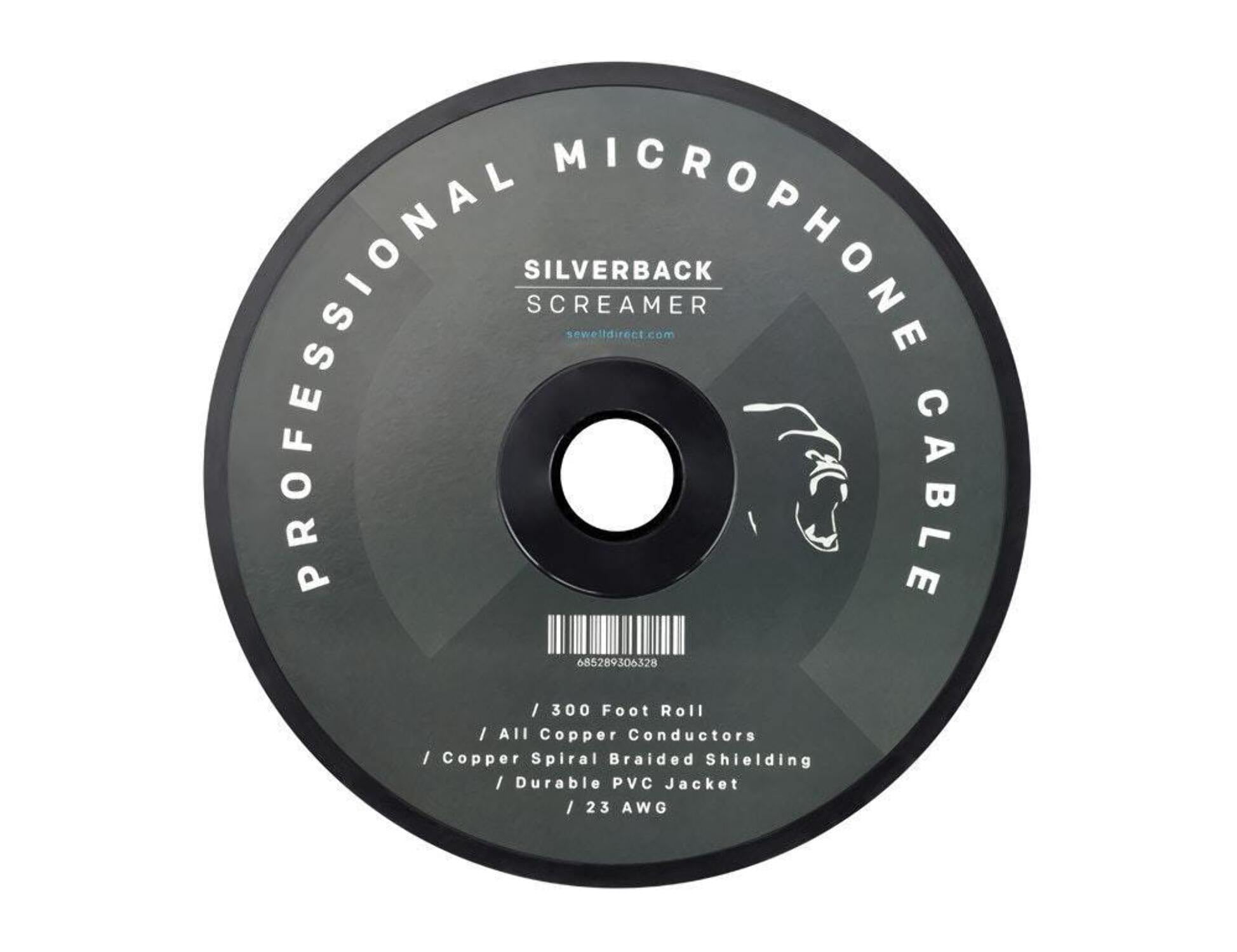 Sewell Silverback Screamer Bulk XLR Cable, 300 Foot Spool