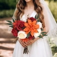 thumbnail image 2 of Artificial Flowers Combo Silk Mix Peony Rose Hydrangea Daisy Fake Spring Flowers w/Stem for DIY Wedding Bouquets Centerpieces Arrangements Table Decor Party Bridal Baby Shower Home Decor, 2 of 5