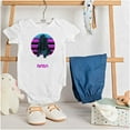 thumbnail image 3 of Vaporwave NASA Space Shuttle Specs Romper Boys or Girls Infant Baby Brisco Brands 24M, 3 of 7