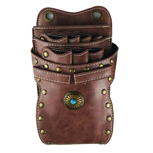 Funda de tijera con cinturón para peluqueros, tijeras de peluquero y peluquero