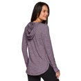 thumbnail image 5 of RBX Actice Women's Ultra Soft Lightweight Hoodie Tunic With Pockets, 5 of 5