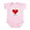 Petal Pink, variant on CafePress - I Love Nonnie Infant Bodysuit - Baby Light Bodysuit, Size Newborn - 24 Months