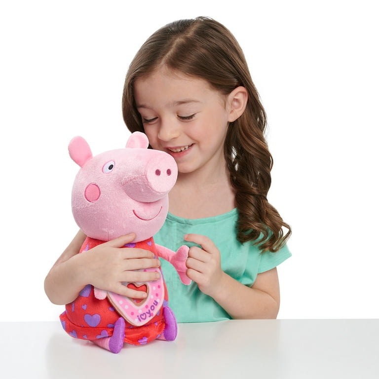 Peppa pig 20in talking plush red store dress