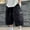 Z7-Black-kids summer shorts, variant on MKOSPLRT Cargo Shorts for Boys 5-16 Years Elastic Waist Baggy Wide Leg Shorts Solid Lioghtweight Bermuda Shorts with Pockets
