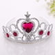 thumbnail image 5 of Tiara para niños, corona de princesa de plástico, varita mágica, tocado, diadema, 5 of 5
