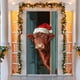 thumbnail image 4 of Decoraciones de Navidad Al Aire Libre Marco de la Puerta de Santa Claus, Colgante de la Puerta, Fondo de Santa Claus, Usado para la Puerta Delantera Del Hogar, 4 of 5