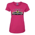 thumbnail image 2 of 1969 Plymouth Road Runner Hot Rod Racing | Womens Cars and Trucks Graphic T-Shirt, Fuschia, X-Large, 2 of 4