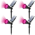 thumbnail image 1 of LINLIN 4 Pcs led Solar Landscape Lights,Waterproof Outdoor Solar Spotlight 2-in-1 Multi Use Outdoor Wall Lights, Decorative Lights for Outdoor, Garden, Lawn, Pathway, Party & Christma, 1 of 9