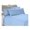 Blue, variant on Luxurious Solid/Plain, 300 Thread Count Ultra Soft Single-Ply 100% Egyptian Cotton Bed Sheet Set (Extra Deep Pocket)