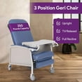 thumbnail image 3 of ProHeal 3 Position Geri Chair - Medical Recliner for Elderly with Meal Tray, Heavy Duty Reclining Medical Chair, 3 of 6