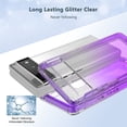 thumbnail image 2 of Google Pixel 6 Pro Case, Rosebono Hybrid Gradient Transparent Soft TPU Clear Skin Cover Case For Google Pixel 6 Pro (Purple), 2 of 4