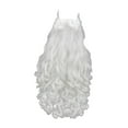 thumbnail image 2 of Peluca de Papá barba para cosplay perfecl blanca de Navidad 60cm, 2 of 8