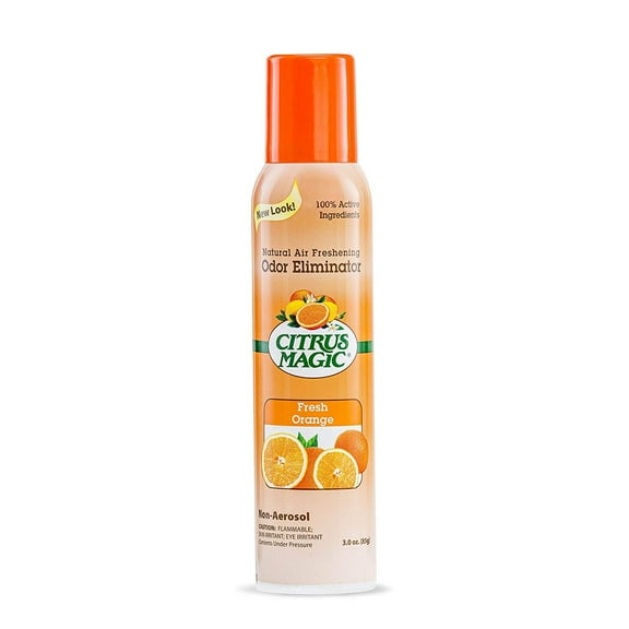Citrus Magic Natural Odor Eliminating Air Freshener Spray, Fresh Orange, 3 Ounce