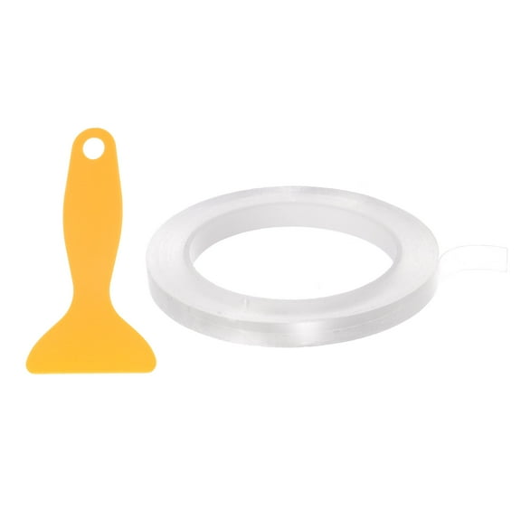 Uxcell Caulk Strip Tape 0.4"x33Ft Waterproof Sealing Tape with Sealing Tool for Kitchen Sink Bathtub Shower, Clear