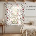 thumbnail image 3 of Spring Floral Sheer Curtains 72 Inch Length 2 Panels Set, Flowers Elegant Pastoral Watercolor Voile Window Treatment Rod Pocket Curtains Sheers Drapes for Bedroom/Living Room/Kitchen 52"x72"x2, 3 of 8