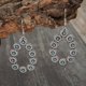 thumbnail image 2 of Xiao Hua Pendientes colgantes de estilo retro, nuevos y únicos, para mujer, estilo étnico bohemio vintage (plateados)., 2 of 5