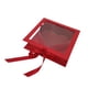 thumbnail image 4 of Caja de presentación en forma de corazón con tapa transparente para regalos florales, dulces y chocolates. Rojo, 4 of 6