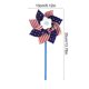 thumbnail image 3 of Decoración de molino de viento para el Día de la Independencia, jardinería de flores, decoración de molino de viento para jardín, bandera tricolor, juguetes de molino de viento, molino de viento de o, 3 of 6