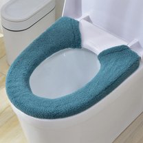 Outoloxit Universal Fit Stretchable Toilet Seat Cover - Soft Warm Fabric with Snap Closure, Washable Reusable Pad for Round and Elongated Seats, Easy Installation, 6 Colors
