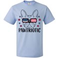 thumbnail image 3 of Inktastic Pawtriotic with French Bulldog in American Flag Sunglasses T-Shirt, 3 of 5