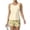 Ginger, variant on Tankini Swimsuits for Women Sunflower Print Crew Neck Drawstring Sporty Bathing Suits Summer Vacation Two Piece Swimsuit Complexion 2XL