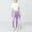 Purple, variant on TAIAOJING Toddler Baby Kids Girls Yoga Leggings Flowy Skorts Tight Yoga Pants 2 In 1 Running Tennis Skirt Pants Casual Joggers, 4-5 Years