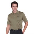 thumbnail image 1 of Monterey Club Men's Drizzle Texture Solid Golf Polo Shirt #1088, 1 of 2