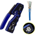thumbnail image 1 of Gj671bl Rj45 Crimping Tool For Cat5/cat5e/cat6/cat6a/cat7 Network Connector Rj45 Network Plug Crimp And Telephone Socket 6p Betterlifefg, 1 of 2