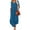 Dark Blue, variant on Aloohaidyvio long skirts for women plus size,Womens Summer Casual Short Sleeve V Neck Dress Casual Maxi Beach Dress With Pockets, Womens Dresses