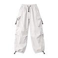 thumbnail image 5 of Womens Cargo Pants Lightweight Baggy Hiking Parachute Pant with Pockets Workout Athletic Casual Trouser Outdoor 2026, 5 of 5