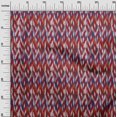 thumbnail image 2 of oneOone Viscose Chiffon Fabric Chevron Ikat Decor Fabric Printed BTY 42 Inch Wide, 2 of 4