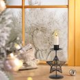 Clearance!Beppter Candles & Holders,Christmas Candle Holder Metal