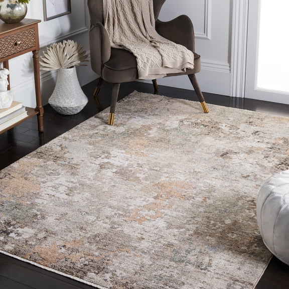 Safavieh Jasmine Ezekiel Abstract Area Rug, Gray/Gold, 4'5" x 6'5"