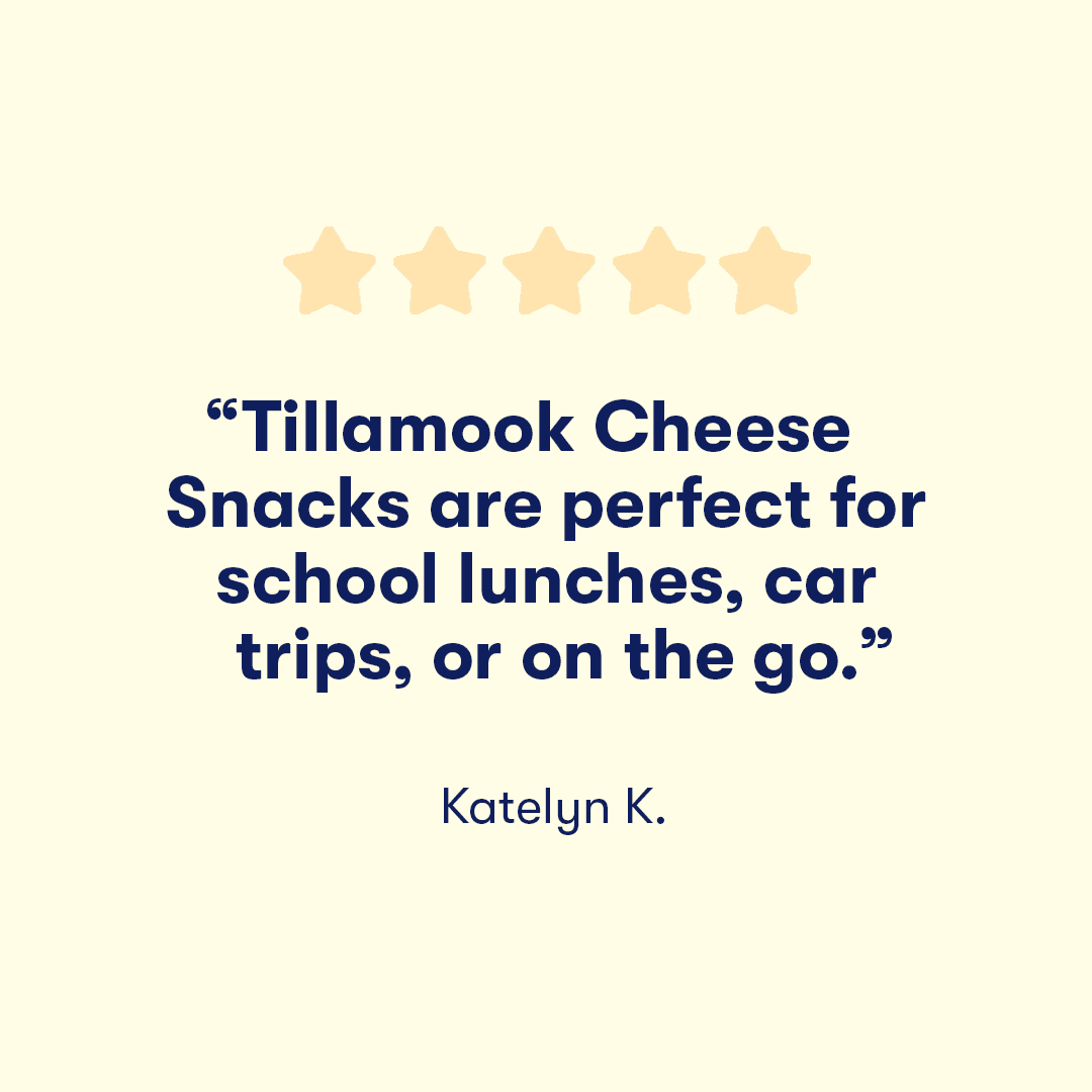 Tillamook Sharp White Cheddar Cheese Snack Portions, 7.5 oz, 10 Count