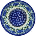 Authentic 6¼inch Bowl (Cobalt Hydrangea Theme) Signature UNIKAT