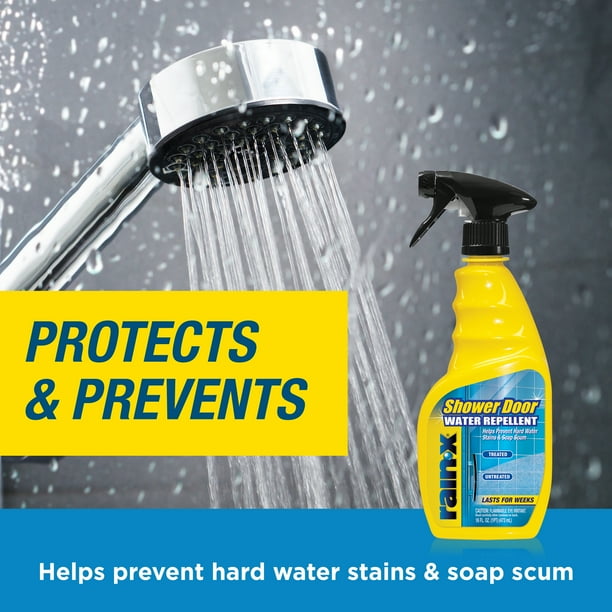 Rain-X Glass Spray Cleaner, Shower Door Water Repellent, Remove