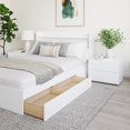 thumbnail image 4 of Nexera Harper Ensemble de Chambre Réversible 4 Pcs avec Rangement, Blanc, Double, 4 of 6