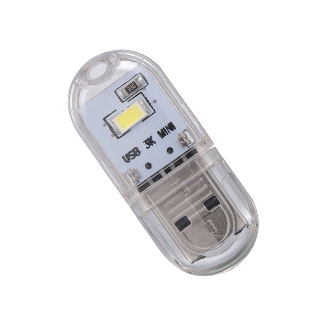 USB-Powered LED Light Portable Small Book Reading Car Interiors Computer Keyboard Lamp Household Bedroom Room Decor Emergency White Light