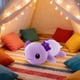thumbnail image 5 of Lindo peluche de salamandra hexagonal | Peluche suave para niños | Ojos grandes y expresión sonriente | Regalo decorativo para el hogar, 5 of 6
