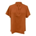 thumbnail image 4 of Clearance T Shirts for Women Women's V Neck Solid Color Thin Loose Casual Fashion Top Summer Tops for Women 2024 Womens Blouses, 4 of 4