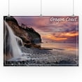 thumbnail image 2 of Oregon Coast, Hug Point at Sunset (24x36 Giclee Gallery Art Print, Vivid Textured Wall Decor), 2 of 3